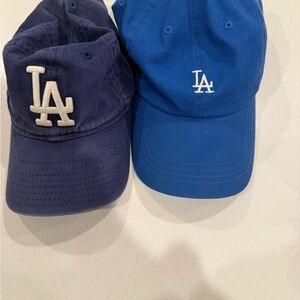 Blue and Navy LA Dodger Baseball Caps
